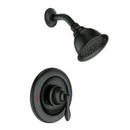 MOEN Caldwell Tub and Shower Trim with Valve in Matte Black 82495EPBL